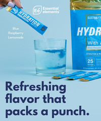 Essential Elements Hydration W/ ACV Blue Raspberry Lemonade 25 Packets | 12/2027