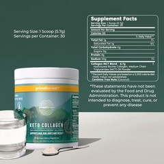 Primal Harvest Keto Collagen Powder with MCT Oil 30 Servings (Pack of 1)