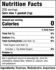 NatraTaste Blue Zero Calorie Sweetener, Bulk Sugar 8.82 Ounce (Pack of 1)