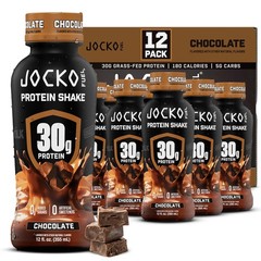 Jocko Mölk 30g Grass Fed Protein Shakes – No Added 12 Fl Oz (Pack of 12)