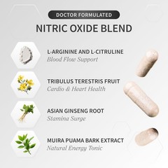 Endurance & Recovery Booster – Nitric Oxide Formula with Tribulus 90ct