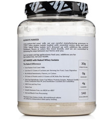 NAKED Vanilla Whey Isolate Protein – Only 4 Ingredients 24 Servings