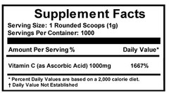 8.8 lb (4000g) 100% PURE Ascorbic Acid Vitamin C Powder NonGMO By FDC Nutrition