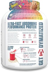 Dymatize ISO100 ISO 100 Whey Protein Isolate 5LB Birthday Cake Pebbles LARGE
