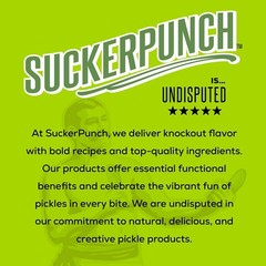 Suckerpunch Electrolyte Pickle Juice Shot, Leg and 2 Fl Oz (Pack of 12)