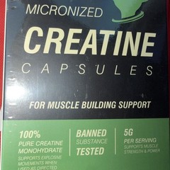 BikaYalue Micronized Creatine Capsules For Muscle Building 40 Servings 200 Caps