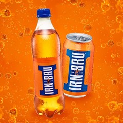 IRN-BRU Original Scottish Sparkling Soda, Citrus 11.16 Fl Oz (Pack of 24)