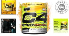NSF Certified Pre Workout Powder – Ripped Sport with 200mg Caffeine, 20 Servings