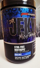 ProSupps Jekyll Nightmare Stim-Free Preworkout, Nootropics, 30 Serv, 07/2027✨️
