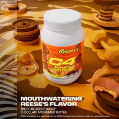 2 pack,C4 Whey Protein Powder, Reese’s Peanut Butter Cup Flavor, 25g of Protein