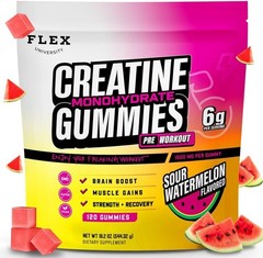 Creatine Gummies for Men Women 6g -NSF Certified Creatine Monohydrate Watermelon