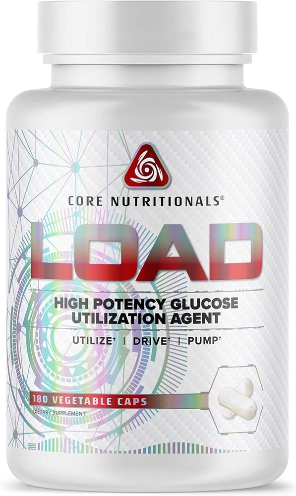 Core Nutritionals LOAD High Potency Glucose Utilization & Pump Agent – 180 caps