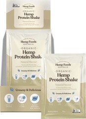Hemp Foods Australia Organic Hemp Protein Shake Natural 35g (Pack of 7)