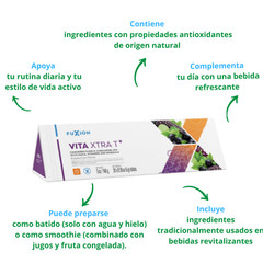 FuXion Vita Xtra T+ | Bebida Funcional Con Antioxidantes y Apoyo Diario Activo