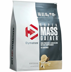 Dymatize Super Mass Gainer High Protein Powder, Gourmet Vanilla, 12 lb