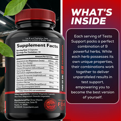 PREMIUM Testosterone Booster Prime Test Boost 60 CAPLETS Male Enhancement 06/24