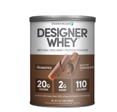 Designer Whey Protein Powder Gourmet Chocolate 12oz Gluten Free