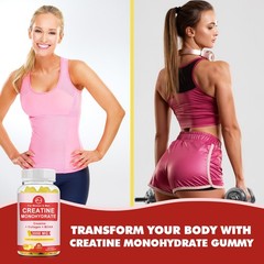 Creatine Monohydrate Gummies for Men & Women Muscle Power & Endurance Boosts
