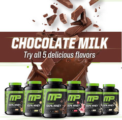 Musclepharm Combat 100% Whey Protein Powder, Chocolate Milk, Fast Recovery & Mus