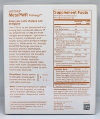 doTERRA MetaPWR Recharge Electrolyte Drink Mix Strawberry 28 Sachets Exp 12/2026