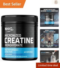 5g Micronized Creatine Monohydrate – Ultra-Pure, Easy-Mix Formula | 60 Servings