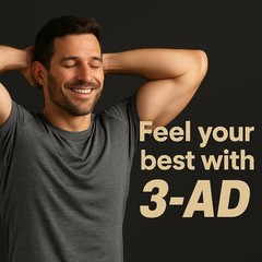 3-AD Black Series- Patented Mens Performance Vitality Supplement – Muscle, S…