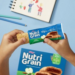 Nutri Grain Breakfast Bars Made 14G Whole Grains Snack Bars Apple