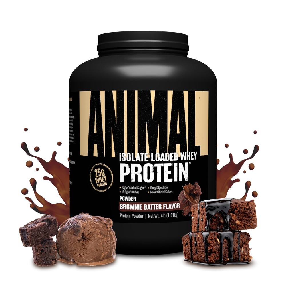 Animal Whey Isolate Whey Protein Powder – Isolate Loaded for Post Workout and Re
