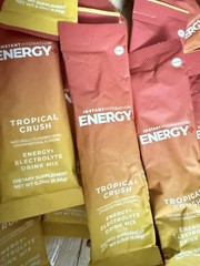 Instant Hydration + ENERGY Electrolyte Drink Mix – TROPICAL CRUSH 50 Packets
