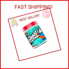 GHOST Intra Workout Powder, Blue Raspberry – BCAAs, & EAAs, Nootropics & Hydrati