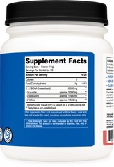 Nutricost BCAA 2:1:1 Powder (Raspberry Lemonade) 90 Servings