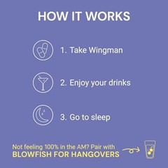 Blowfish Wingman Supplement DHM L-Cysteine Electrolytes