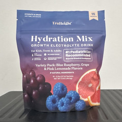 TruHeight Hydration Electrolyte Drink Mix Powder Variety Pack 15 Sticks