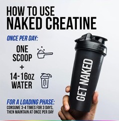 Naked Creatine Pure Micronized Creatine Monohydrate – 100 Servings – 500 Grams