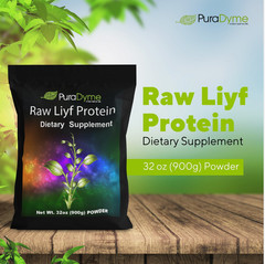 Puradyme Raw Liyf Protein Powder – Vegan Plant-Based | Enzyme Enhanced | 32oz
