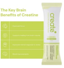 Create Creatine Monohydrate Powder Lemon Lime Dietary Supplement 30 sticks – New