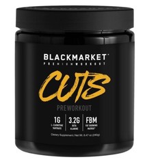 BLACKMARKET LABS CUTS pre workout Black Market MYSTERY FLAVOR WE PICK THE FLAVOR