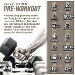 Pump Fuel ALL IN Insanity Ultimate Muscle Pump Supplement & Pre Workout Powder