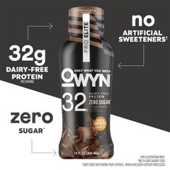 Owyn Only What You Need Pro Elite Chocolate Flavored Protein Shake 32G Protein