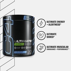 CELLUCOR C4 Ultimate ICY BLUE RAZZ Pre-Workout 12 Servings 05/2025