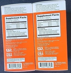 2 Boxes: Real Ketones D-BHB Capsules Charged 30 Caps ea. (Exp. 2/2027