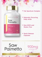 Carlyle Saw Palmetto for Women 900mg | 120 Capsules | 120 Count (Pack of 1)