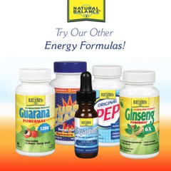 Natural Balance Super Pep | All Day Herbal Energy Supplement | 60 CT, 30
