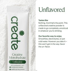 Creatine Monohydrate Powder – Unflavored – 30 Single-Serve Packs | NSF Certif…