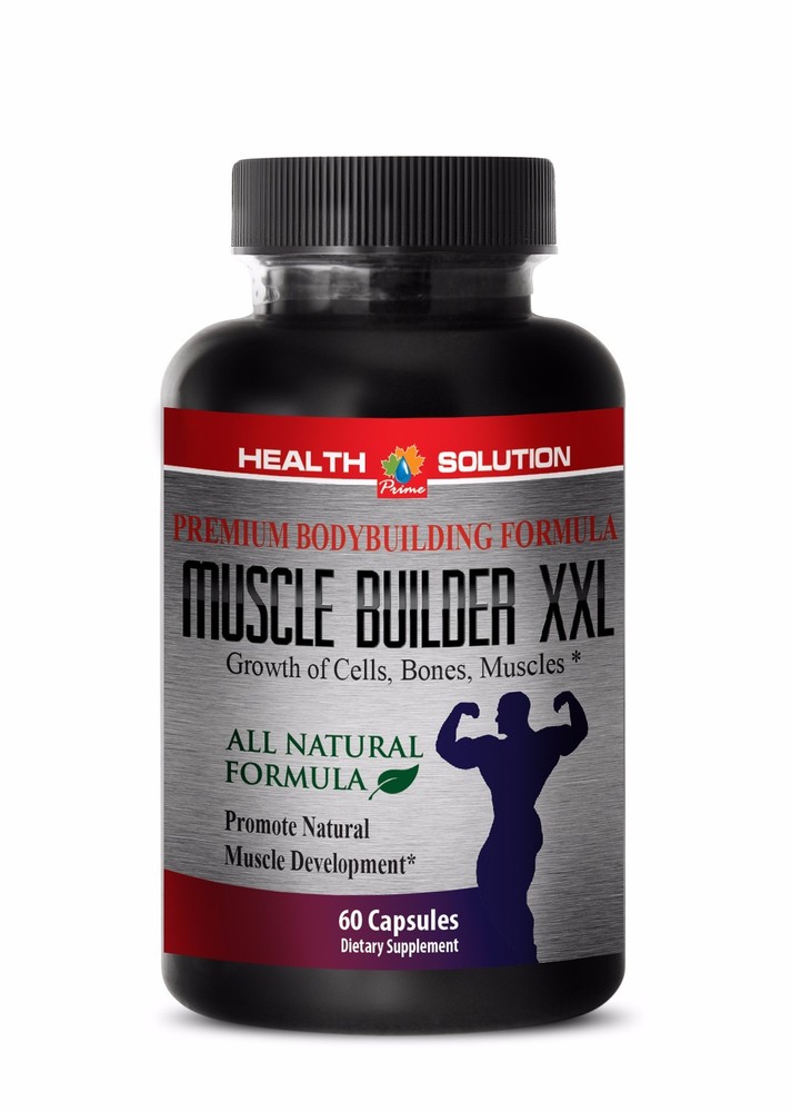 lean muscle – Muscle Builder XXL Pills – improved formula – 1 Bottle