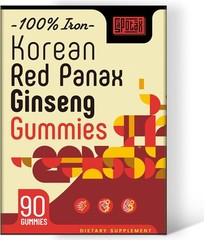 Sapotax Korean Red Panax Ginseng Supplement Gummies – 180 Count