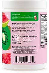Wellah Creatine + Hydration Powder (Guava Kiwi) 30 Servings – Electrolyte Drink