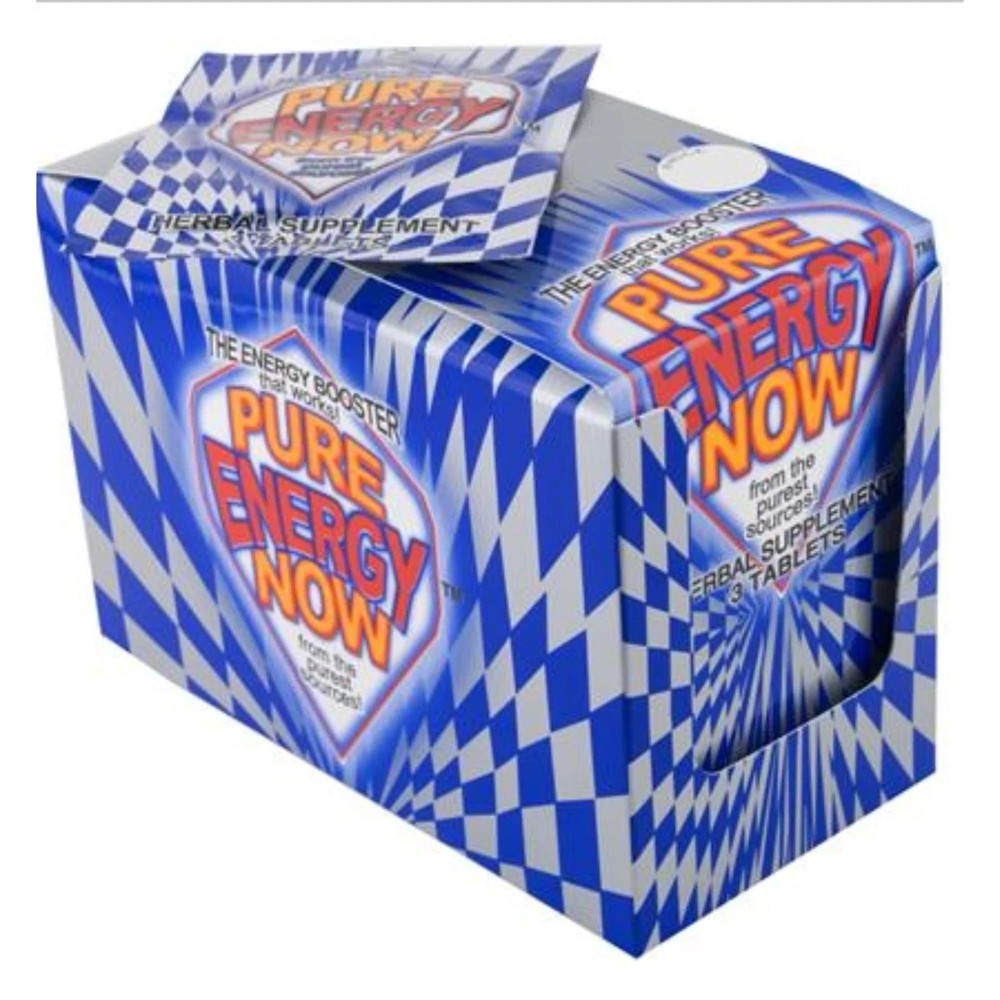 Energy Now Pure Supplements 24 Packs 3 Pills In Each Pack
