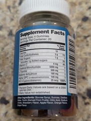 Hemomac Creatine Monohydrate Gummies Vitamin B12 L-Taurine 80 count exp: 11/2026