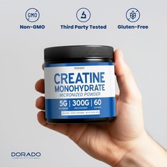 Creatine Monohydrate Powder Muscle Gain 5000mg Per Serv (5g) Made in USA